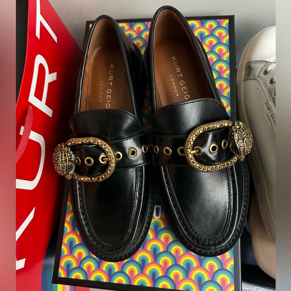 🌈 Kurt Geiger London Sale! 💎
100% Authentic KGL Brand Black Shoes Size 36